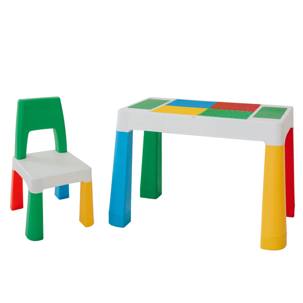 Багатофункціональний дитячий столик Poppet Колор Грін 5 в 1 і стільчик (PP-002G)