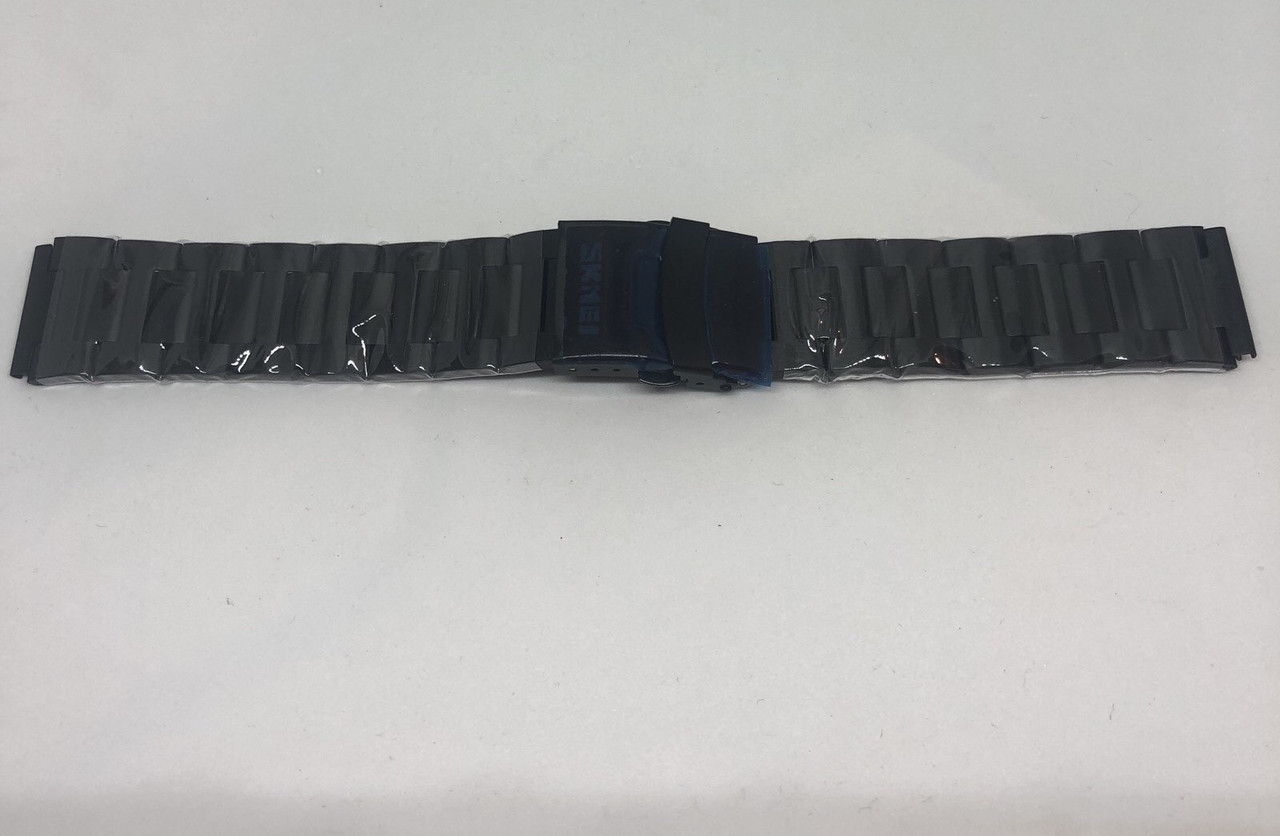 Ремінець на годинник Skmei 1220 чорний БЕЗ НАЛОЖКИ!