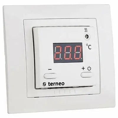 Терморегулятор для обігрівачів Terneo VT білий 16А 4820120220036, фото 1