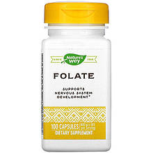 Фолат Nature's Way "Folate" витамин B9, 800 мкг (100 капсул)