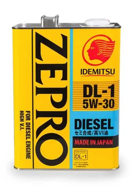 Моторное масло Idemitsu Zepro Diesel DL-1 5w30 4л - фото 2 - id-p1559937549