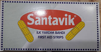 Пластир на тканинній основі Santavik 19х72мм (30 шт.)