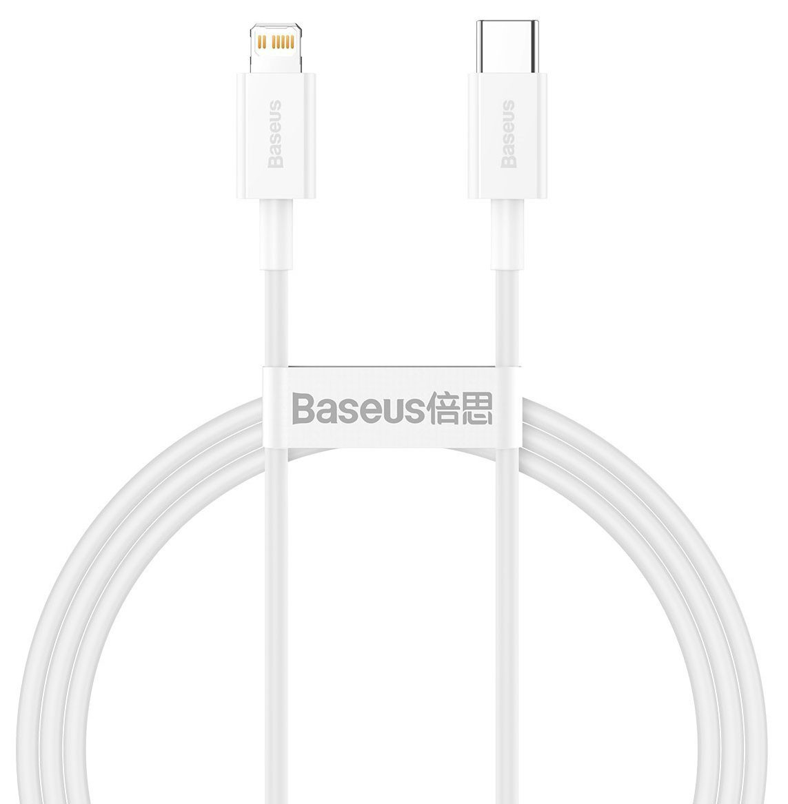 Кабель для зарядки телефона/ смартфона Baseus Type-C - Lightning 20 Вт 1 м Білий (CATLYS-A02)