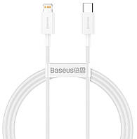 Кабель для зарядки телефона/смартфона Baseus Type-C - Lightning 20 Вт 1.5 м Белый (CATLYS-B02)