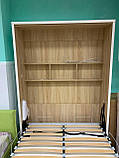 Механізм шафа-ліжко TGS600 на посиленому розбірному металевому каркасі вертикальна 140 см, фото 10