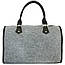 Сумка суконна жіноча міська Betty Pretty сіра 218GRY721BLK, фото 5