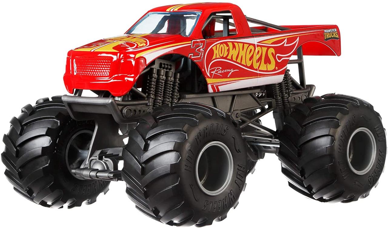 Джип Хот Вілс Монстр Трак 1:24 Hot Wheels Monster Truck Racing Vehicle GCX14