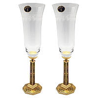 Набор бокалов для шампанского Credan, d-6 см, h-23см