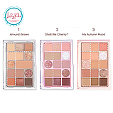 Палетка тіней  Peripera All Take Mood Technique Palette #03 My Autumn Mood, 13.5g, фото 6