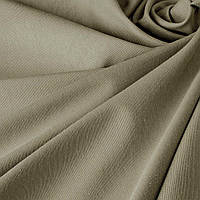 Тканина у стилі прованс однокольорова сіра з темним відтінком бежевого