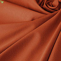 Стильная одноцветная ткань морковного цвета