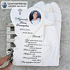 Памятник жінці з білого мармуру № 55, фото 5