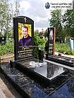 Пам'ятник з чорного граніту № П-131, фото 3