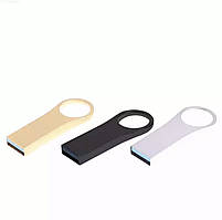 Флешнакопичувач 2 ТБ металевий, сріблястий + перехідник Type-C