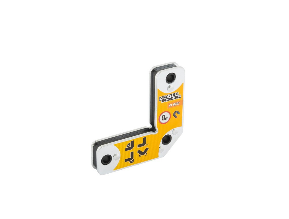 Магніт кутовий для зварювання MASTERTOOL 9 кг 45/90/135° 81-0207, фото 1