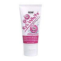 Детская зубная паста NOW Xyli White kids toothpaste gel 85 g со вкусом