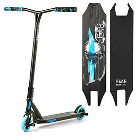 Самокат трюковий FEAR (SCS-система, ПЕГІ, колеса PU, d=115мм) Best Scooter МТ-40488 Синій