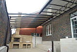 Навіс із монолітного полікарбонату від виробника, фото 8
