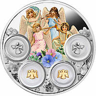Срібна монета "Маленькі ангели" 77,75 грам 2019