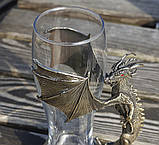 Келих для пива Дракон із фігурною ручкою 0,5 л, фото 3
