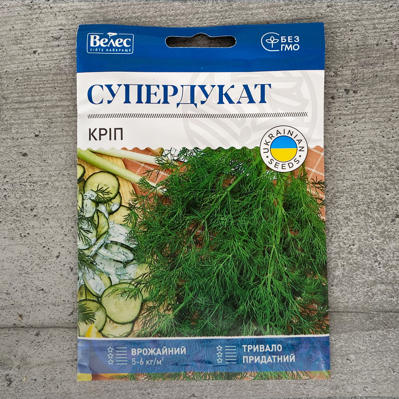 Кріп Супердукат 20 г насіння пакетоване Велес