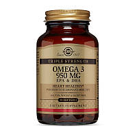 Рыбий жир Solgar Omega 3 950 mg EPA & DHA 50 softgels омега-3 EPA и DHA