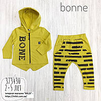 Комплект для хлопчика кофта+штани Sani Bonne Baby 373430, 110 оливковий