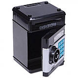 Дитячий іграшковий сейф з електронним кодовим замком Number Bank, фото 2