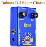 Гітарна педаль ефектів хорус DOLAMO D-3 Super Chorus для електрогітари електрогітарі, фото 2