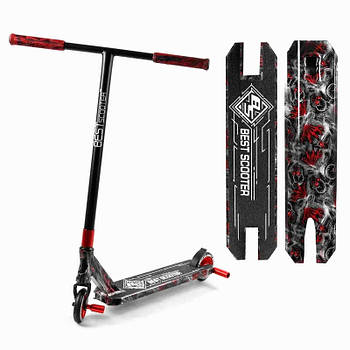 Самокат трюковий (HIC-система, ПЕГІ, колеса PU, d=110мм) Best Scooter BS-99622 Червоний