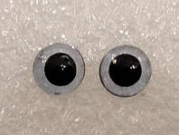 Глазки стеклянные, голубой лёд, 6 мм, для Тедди №26Т