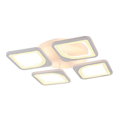 Стельова LED люстра, світлодіодний світильник Sunlight білий 1500-2-450, фото 1