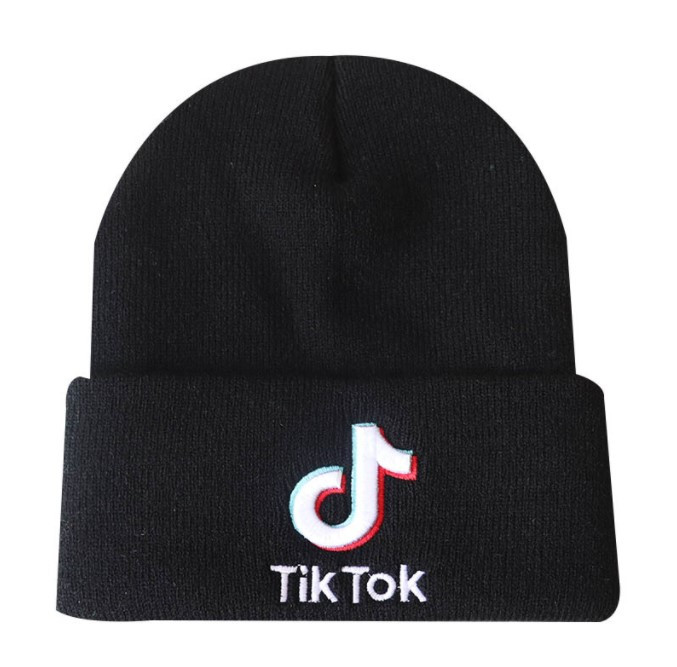 Шапка Тік Ток Лого розмір One Size Чорний