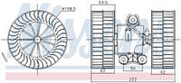 Вентилятор салона NISSENS NIS 87212