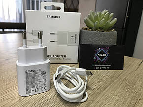 Зарядний пристрій + Кабель для Samsung S20 EP-TA800 25 Вт Швидкий, фото 1