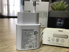 Зарядний Пристрій + Кабель Samsung S20 EP-TA800 25Вт Швидка, фото 3