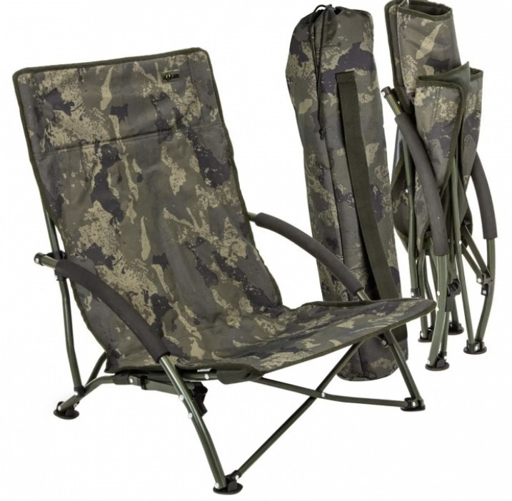 Крісло з підлокітниками Solar Undercover Camo Foldable Easy Chair Low