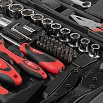 Професійний набір інструменту INTERTOOL ET-6073, 1/2" & 1/4" 72 од., фото 5