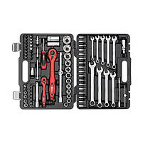 Професійний набір інструментів INTERTOOL ET-6082, 1/2" & 1/4"; 82 од, фото 2