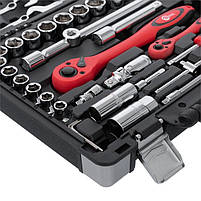 Професійний набір інструментів INTERTOOL ET-6061, 1/4" & 1/2" 61 од, фото 4