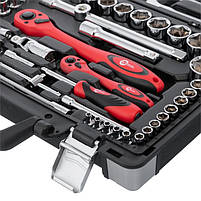 Професійний набір інструментів INTERTOOL ET-6061, 1/4" & 1/2" 61 од, фото 5