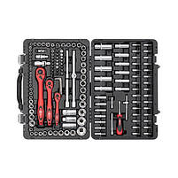 Професійний набір інструментів INTERTOOL ET-7151, 1/4" & 3/8" & 1/2" 151ед, Cr-V, фото 2