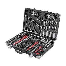 Професійний набір інструментів INTERTOOL ET-7176, 1/4" & 3/8" & 1/2", 176 од.