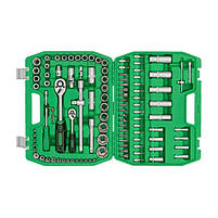 Набір інструментів INTERTOOL ET-6108SP, 1/2" & 1/4" 108ед., фото 2