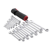 Набір ключів комбінованих, 25 шт. (Чохол) 6-32 мм CrV INTERTOOL HT-1200, фото 2