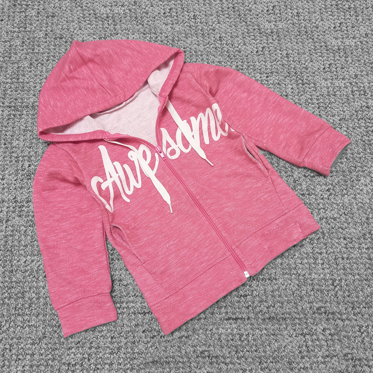 116 (32) 4-5 років толстовка трикотажна спортивна кофта для дівчинки на блискавці змійці з капюшоном 3518 РЗВ, фото 1