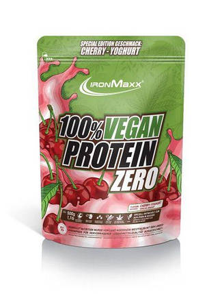 Веганський протеїн IronMaxx 100% Vegan Protein Zero 500 г (смак персик ) (уцінка термін по 12.22), фото 1