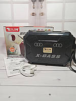 Компактный радиоприемник колонка Golon RX-333BTS, карманный приемник колонка с солнечной батареей, USB и SD