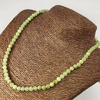 Буси Зелений Онікс кулька 6 мм довжина 46 см