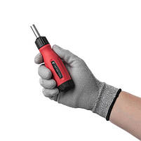 Викрутка реверсивна з комплектом насадок INTERTOOL VT-1003, фото 7